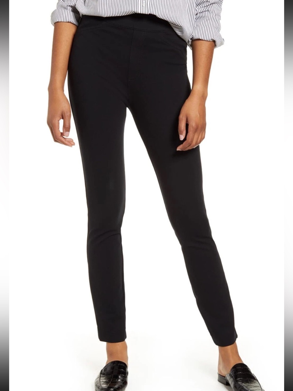 SPANX The Perfect Pant Ankle Backseam Skinny Black Size Large Style 20251R